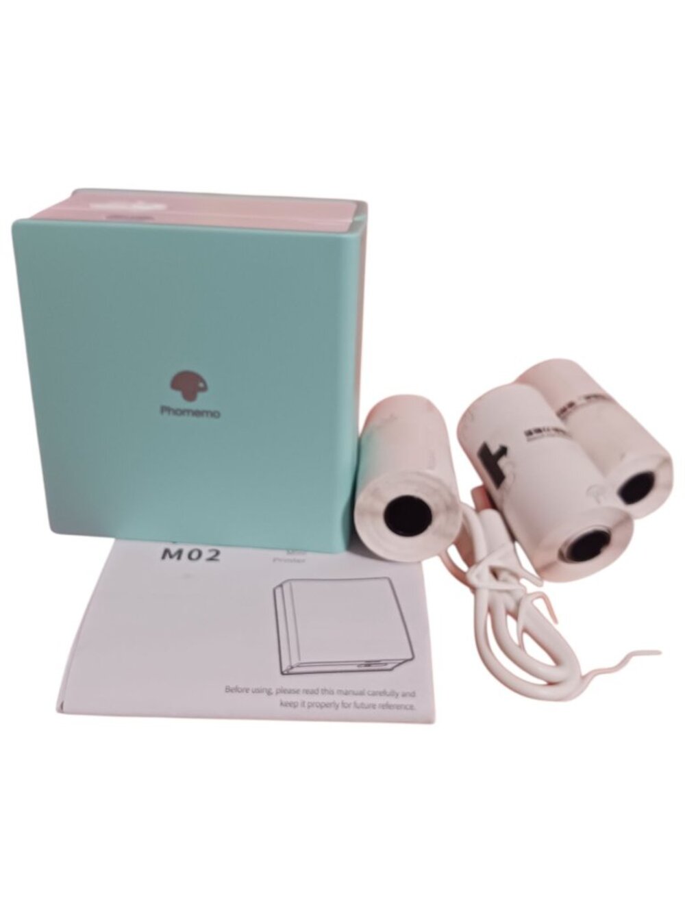 Phomemo M02 Bluetooth Mini Printer With Thermal Paper Rolls Portable & Wireless - Picture 9 of 9